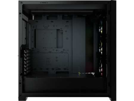 Gabinete Gamer Corsair 5000D, Mid Tower, Vidro Temperado, Black, ATX, Sem Fonte, Com 2 Fans, CC-9011208-WW