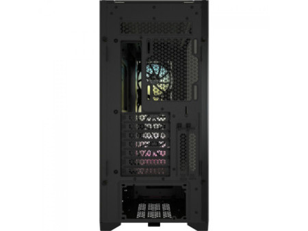 Gabinete Gamer Corsair 5000D, Mid Tower, Vidro Temperado, Black, ATX, Sem Fonte, Com 2 Fans, CC-9011208-WW