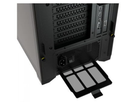 Gabinete Gamer Corsair 5000D, Mid Tower, Vidro Temperado, Black, ATX, Sem Fonte, Com 2 Fans, CC-9011208-WW