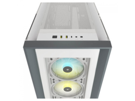 Gabinete Gamer Corsair 470T RGB, Mid Tower, Vidro Temperado, Black, E-ATX, Sem Fonte, Com 1 Fan, CC-9011215-WW