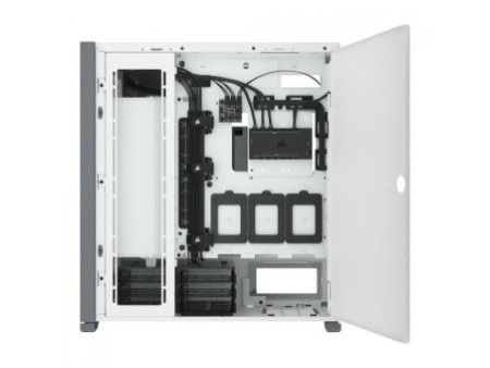 Gabinete Gamer Corsair iCUE 4000X RGB, Mid Tower, Vidro Temperado, Black, ATX, Sem Fonte, Com 3 Fans, CC-9011204-WW