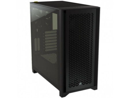 Gabinete Gamer Corsair 4000D, Mid Tower, Vidro Temperado, ATX, White, Sem Fonte, Com 2 fans, CC-9011199-WW