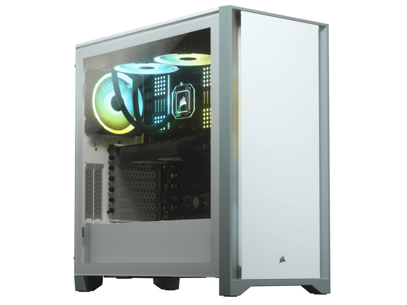 Gabinete Gamer Corsair 4000D, Mid Tower, Vidro Temperado, ATX, Black, Sem Fonte, Com 2 fans, CC-9011198-WW Gabinete Gamer Corsair 4000D, Mid Tower, Vidro Temperado, ATX, Black, Sem Fonte, Com 2 fans, CC-9011198-WW