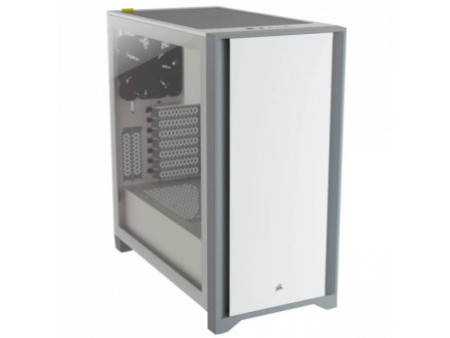 Gabinete Gamer Corsair 4000D, Mid Tower, Vidro Temperado, ATX, Black, Sem Fonte, Com 2 fans, CC-9011198-WW