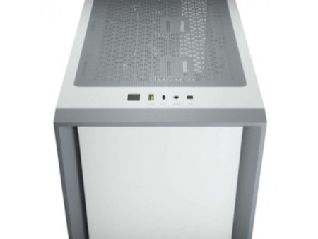 Gabinete Gamer Corsair 4000D, Mid Tower, Vidro Temperado, ATX, Black, Sem Fonte, Com 2 fans, CC-9011198-WW
