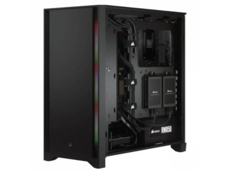 Gabinete Gamer Corsair iCUE 4000X RGB, Mid Tower, Vidro Temperado, ATX, White, Sem Fonte, Com 3 Fans, CC-9011205-WW