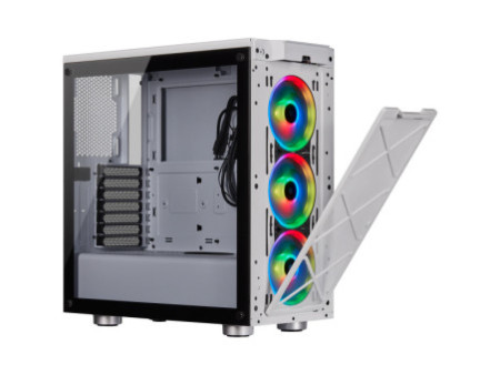 Gabinete Corsair Crystal 570X RGB, Mid Tower, Vidro Temperado, ATX, Mirror Black, Com 3 Fans, Sem Fonte, CC-9011126-WW