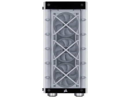 Gabinete Corsair Crystal 570X RGB, Mid Tower, Vidro Temperado, ATX, Mirror Black, Com 3 Fans, Sem Fonte, CC-9011126-WW