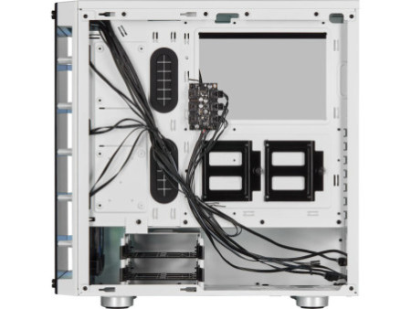 Gabinete Corsair Crystal 570X RGB, Mid Tower, Vidro Temperado, ATX, Mirror Black, Com 3 Fans, Sem Fonte, CC-9011126-WW