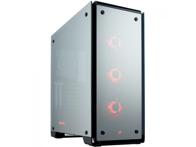 Gabinete Gamer Corsair Carbide SPEC-04, Mid Tower, Com 1 Fan, Vidro Temperado, Black/Red, Sem Fonte, CC-9011117-WW Gabinete Gamer Corsair Carbide SPEC-04, Mid Tower, Com 1 Fan, Vidro Temperado, Black/Red, Sem Fonte, CC-9011117-WW