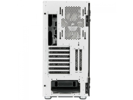 Gabinete Gamer Corsair, Icue 220T AirFlow, Mid Tower, Vidro Temperado, ATX, Black, CC-9011173-WW, Sem Fonte, Com 3 Fans