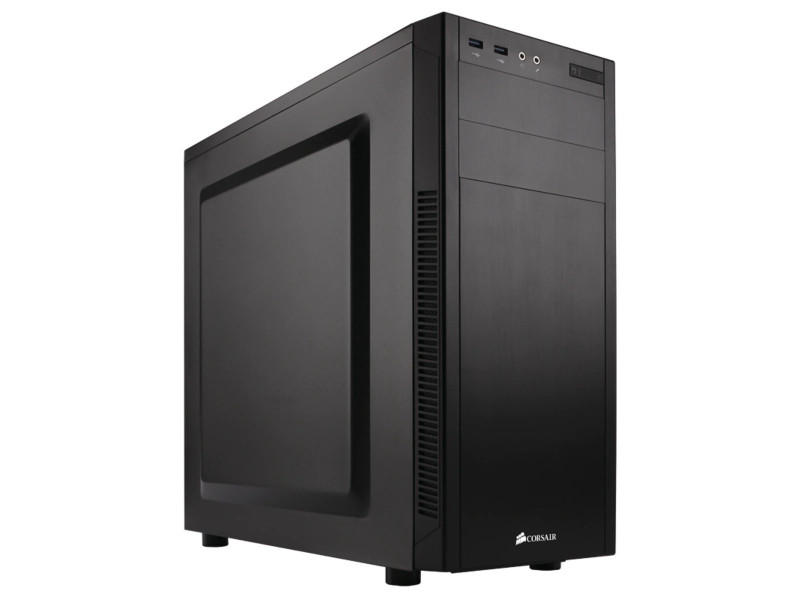 Gabinete Gamer Corsair iCue 220T, Mid Tower, Com 3 Fans, Vidro Temperado, Black, Sem Fonte, CC-9011190-WW