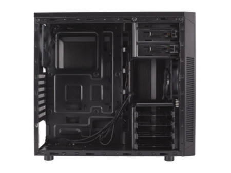 Gabinete Gamer Corsair iCue 220T, Mid Tower, Com 3 Fans, Vidro Temperado, Black, Sem Fonte, CC-9011190-WW