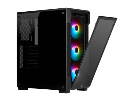 Gabinete Gamer Corsair Obsidian 750D, Full Tower, Com 3 Fan, Black, Sem Fonte, CC-9011035-WW
