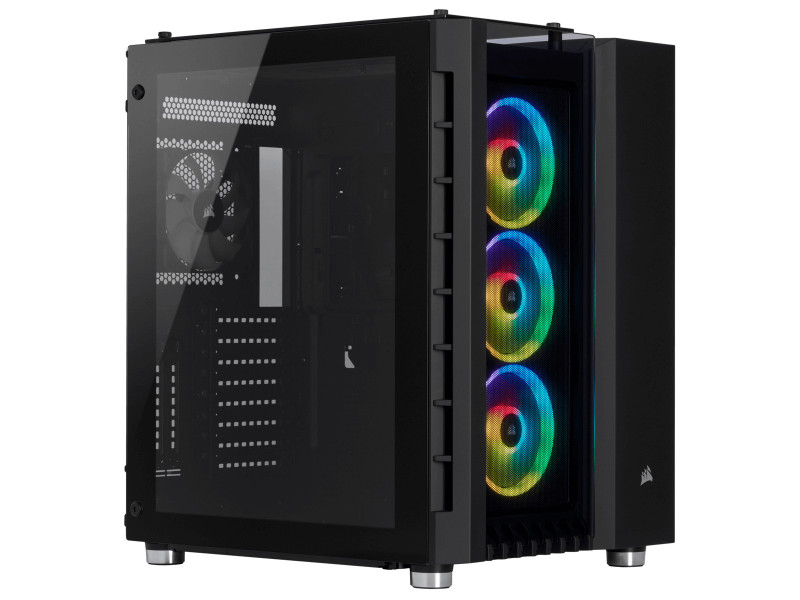 Gabinete Gamer Corsair Crystal 680x RGB, Full Tower, Vidro Temperado, White, Sem Fonte, Com 4 Fans, CC-9011169-WW