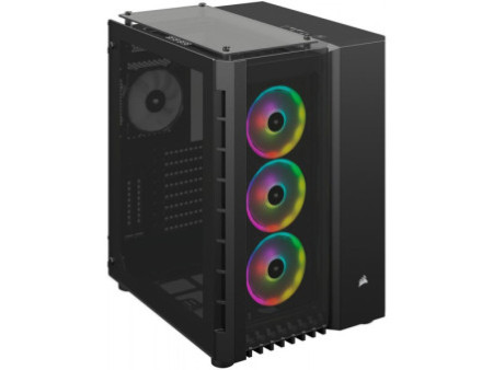 Gabinete Gamer Corsair Crystal 680x RGB, Full Tower, Vidro Temperado, White, Sem Fonte, Com 4 Fans, CC-9011169-WW