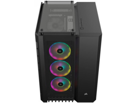 Gabinete Gamer Corsair Crystal 680x RGB, Full Tower, Vidro Temperado, White, Sem Fonte, Com 4 Fans, CC-9011169-WW