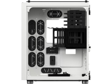 Gabinete Gamer Corsair Crystal 280x, Mini Tower, Sem Fan, Vidro Temperado, Black, Sem Fonte, CC-9011134-WW