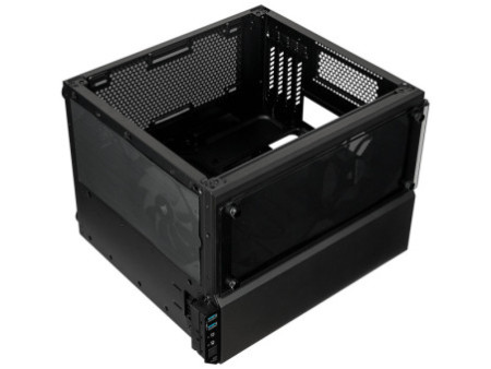 Gabinete Gamer Corsair iCue 465X, Mid Tower, Com 3 Fans, Vidro Temperado, Black, Sem Fonte, CC-9011188-WW