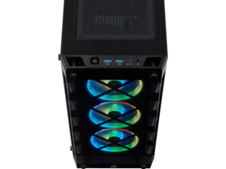 Gabinete Gamer Corsair Carbide Spec-Omega RGB, Mid Tower, Com 2 Fans, Vidro Temperado, White, Sem Fonte, CC-9011141-WW