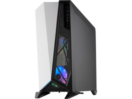 Gabinete Gamer Corsair, Carbide Spec Delta RGB, Mid Tower, Vidro Temperado, Black, Sem Fonte, Com 3 Fans, CC-9011166-WW