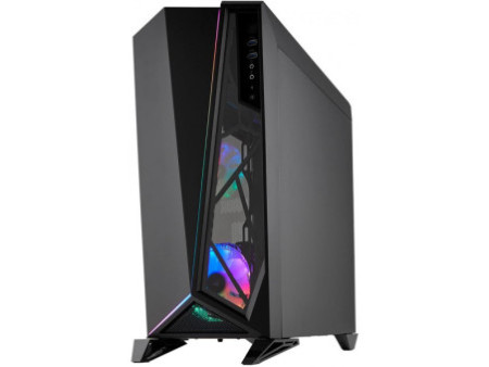 Gabinete Gamer Corsair, Carbide SPEC-06 RGB, Mid Tower, Vidro temperado, White, Sem Fonte, Com 2 Fans, CC-9011147-WW