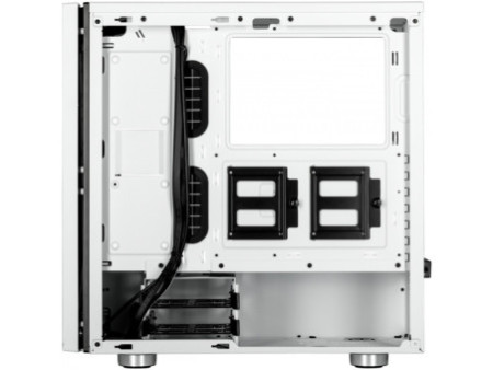 Gabinete Gamer Corsair, Carbide SPEC-06 RGB, Mid Tower, Vidro temperado, Black, Sem Fonte, Com 2 Fans, CC-9011146-WW