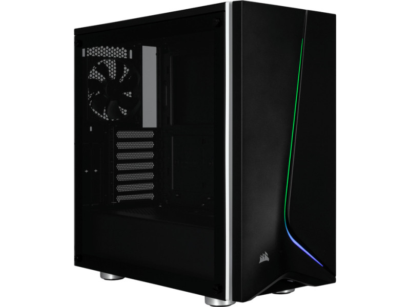 Gabinete Gamer Corsair Obsidian 500D, Mid Tower, Com 2 Fans, Vidro Temperado, Black, Sem Fonte, CC-9011116-WW