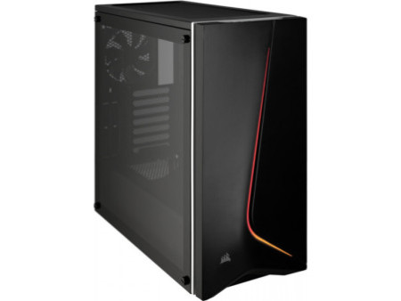 Gabinete Gamer Corsair Obsidian 500D, Mid Tower, Com 2 Fans, Vidro Temperado, Black, Sem Fonte, CC-9011116-WW