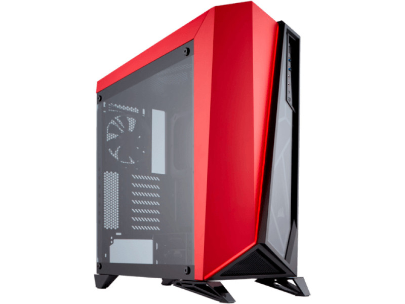 Gabinete Gamer Corsair Carbide Spec-Omega, Mid Tower, Com 2 Fans, Vidro Temperado, Black-White, Sem Fonte, CC-9011119-WW