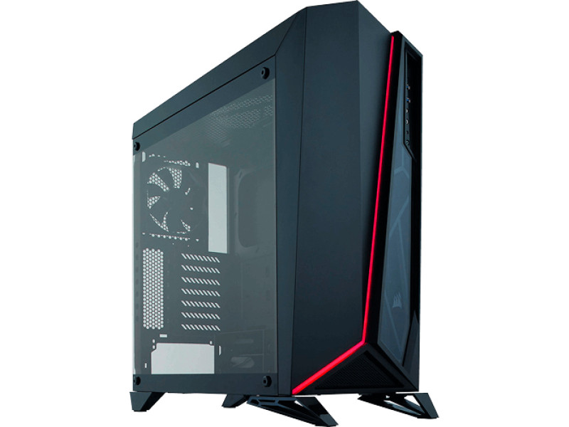 Gabinete Gamer Corsair Carbide SPEC-04 Mid Tower, Com 1 Fan, Lateral em Acrílico, Black-Grey, Sem Fonte, CC-9011109-WW