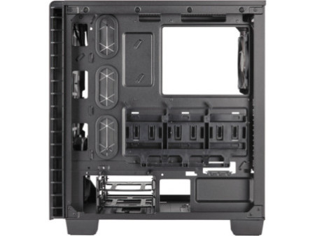 Gabinete Gamer Corsair Crystal 460X, Mid Tower, Com 2 Fans, Vidro Temperado, Black Sem Fonte, CC-9011099-WW
