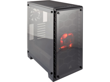 Gabinete Gamer Corsair Carbide 270R, Mid Tower, Com 2 Fans, Lateral em Acrílico, Black, Sem Fonte, CC-9011105-WW