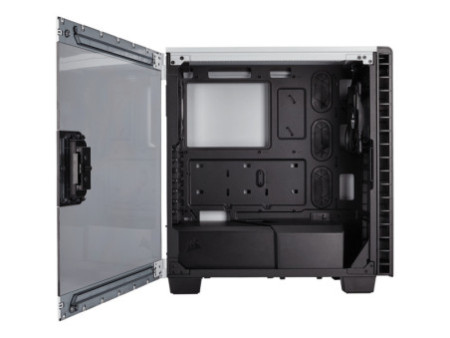 Gabinete Gamer Corsair Carbide Air 740, Mid Tower, Com 3 Fans, Lateral em Acrílico, Black, Sem Fonte, CC-9011096-WW