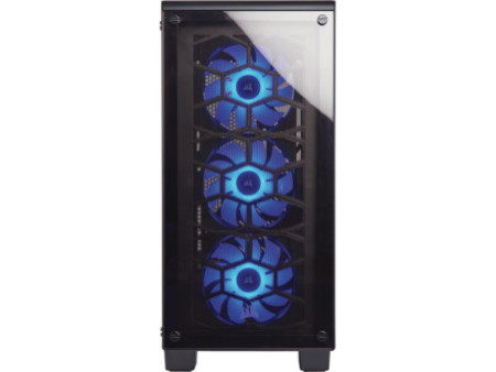 Gabinete Gamer Corsair Carbide Clear 400C, Mid Tower, Com 2 Fans, Lateral em Acrílico, Black Sem Fonte, CC-9011081-WW