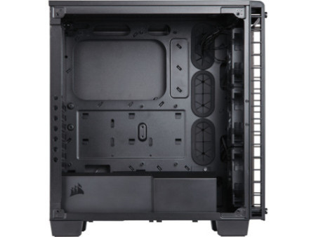 Gabinete Gamer Corsair Carbide Clear 400C, Mid Tower, Com 2 Fans, Lateral em Acrílico, Black Sem Fonte, CC-9011081-WW