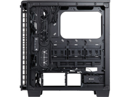 Gabinete Gamer Corsair Carbide Clear 400C, Mid Tower, Com 2 Fans, Lateral em Acrílico, Black Sem Fonte, CC-9011081-WW