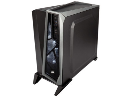 Gabinete Gamer Corsair Carbide Spec Alpha, Mid Tower, Com 3 Fans, Lateral em Acrílico, Black-Red, Sem Fonte, CC-9011085-WW
