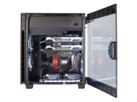 Gabinete Gamer Corsair Carbide Quiet 600Q Inverse, Full Tower, Com 3 Fans, Black, Sem Fonte, CC-9011080-WW