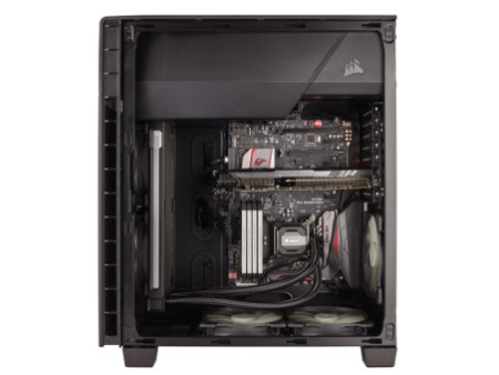 Gabinete Gamer Corsair, Graphite 780T, Full Tower, Acrílico, Black, Sem Fonte, Com 3 Fans
