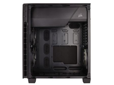 Gabinete Gamer Corsair, Graphite 780T, Full Tower, Acrílico, Black, Sem Fonte, Com 3 Fans