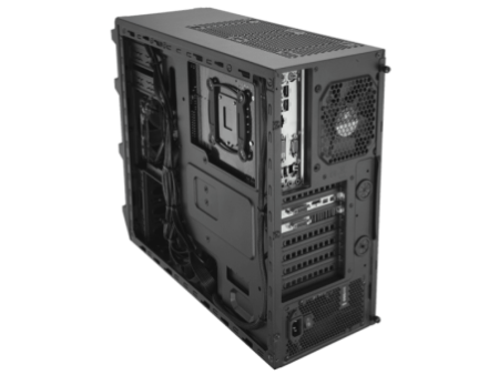 Gabinete Gamer Corsair Carbide SPEC-02 Led Red, Mid Tower, Com 2 Fans, Lateral em Acrílico, Black, Sem Fonte, CC-9011051-WW