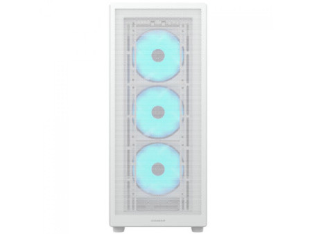 Gabinete Gamer Cougar MX600 RGB White, Full Tower, Vidro Temperado, EATX, Com 4 Fans, Branco, 3857C90.0002