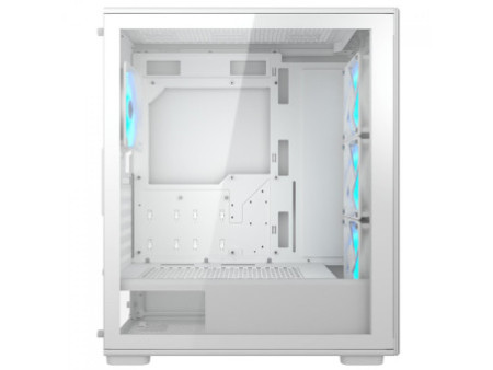Gabinete Gamer Cougar MX600 RGB White, Full Tower, Vidro Temperado, EATX, Com 4 Fans, Branco, 3857C90.0002