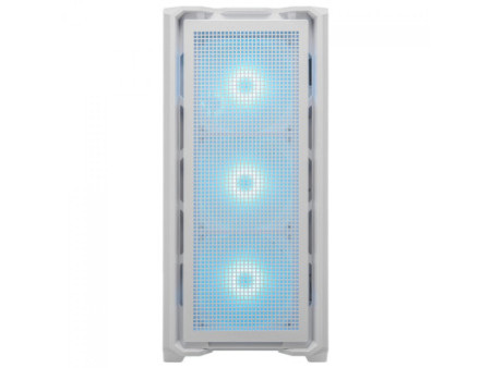 Gabinete Gamer Cougar FV270 White RGB, Mid Tower, Vidro Temperado, EATX, Com 4 Fans, Branco, 3858M60.0006