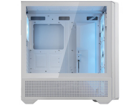 Gabinete Gamer Cougar FV270 White RGB, Mid Tower, Vidro Temperado, EATX, Com 4 Fans, Branco, 3858M60.0006