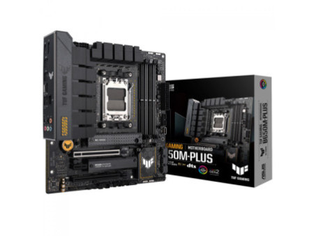 Placa Mãe Asus TUF Gaming B650M-PLUS, Chipset B650, AMD AM5, mATX, DDR5, 90MB1BG0-C1BAY0