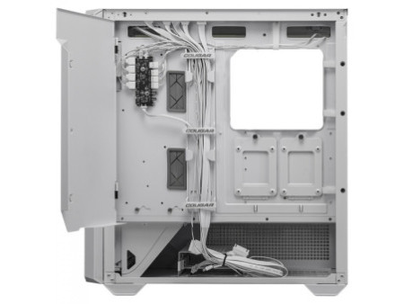 Gabinete Gamer Cougar FV270 White RGB, Mid Tower, Vidro Temperado, EATX, Com 4 Fans, Branco, 3858M60.0006