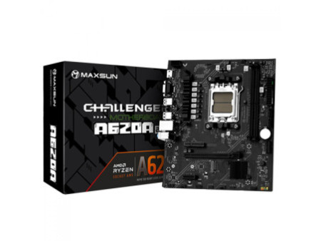 Placa Mãe Maxsun Challenger A620A 2.5G, Chipset A620, AMD AM5, MATX, DDR5, MS-Challenger A620A 2.5G