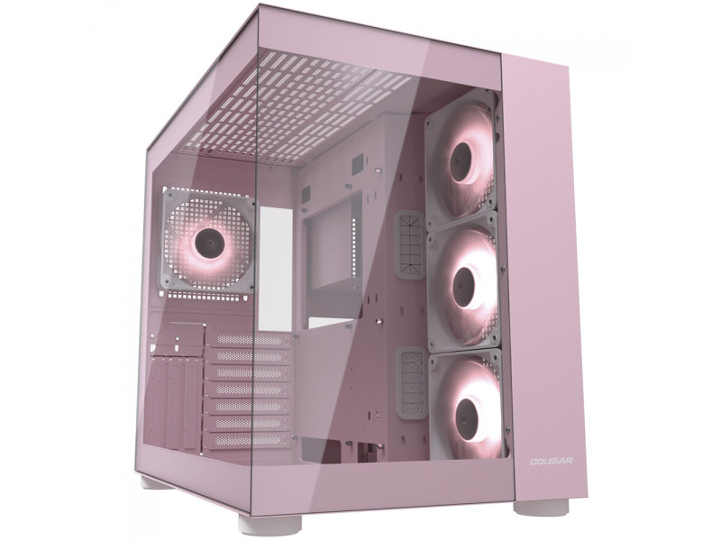 Gabinete Gamer Cougar MX220 RGB, Mid Tower, Vidro Temperado, ATX, Com 4 Fans, Preto, 382AC80.0001 Gabinete Gamer Cougar MX220 RGB, Mid Tower, Vidro Temperado, ATX, Com 4 Fans, Preto, 382AC80.0001